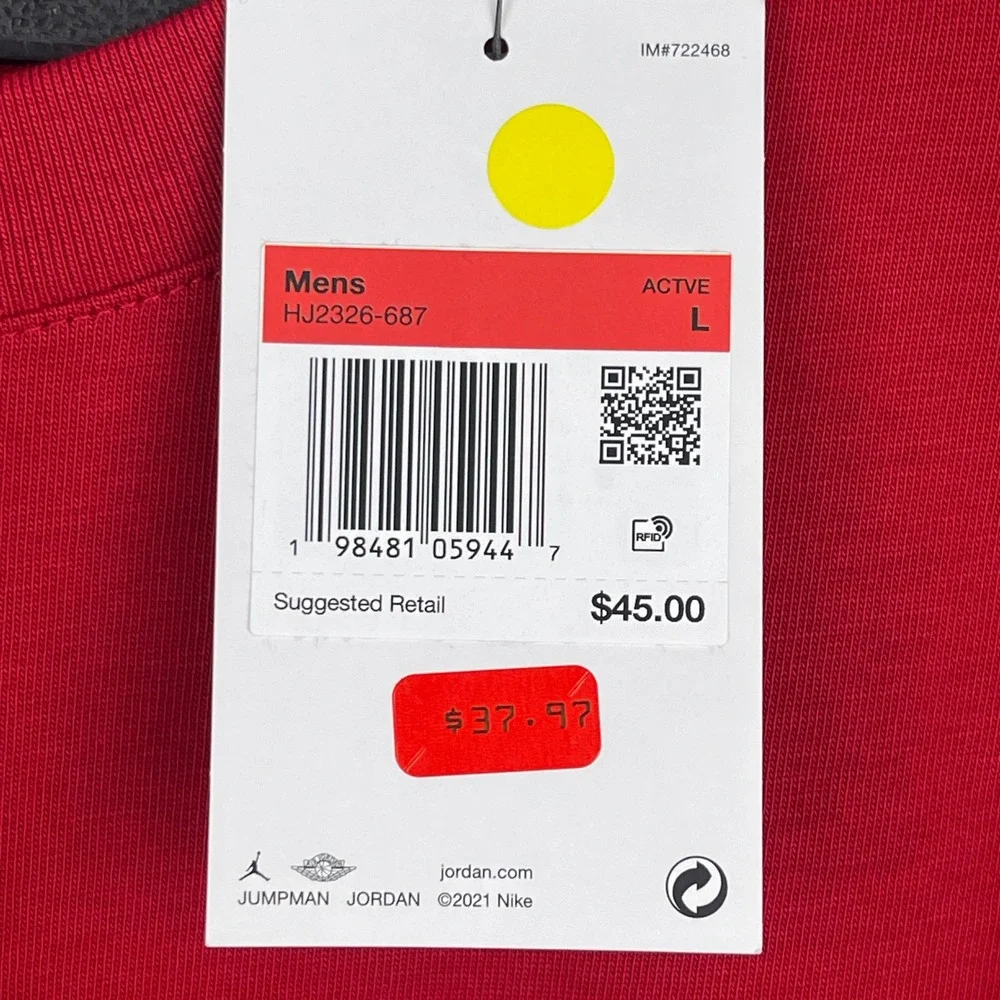 Jordan men red